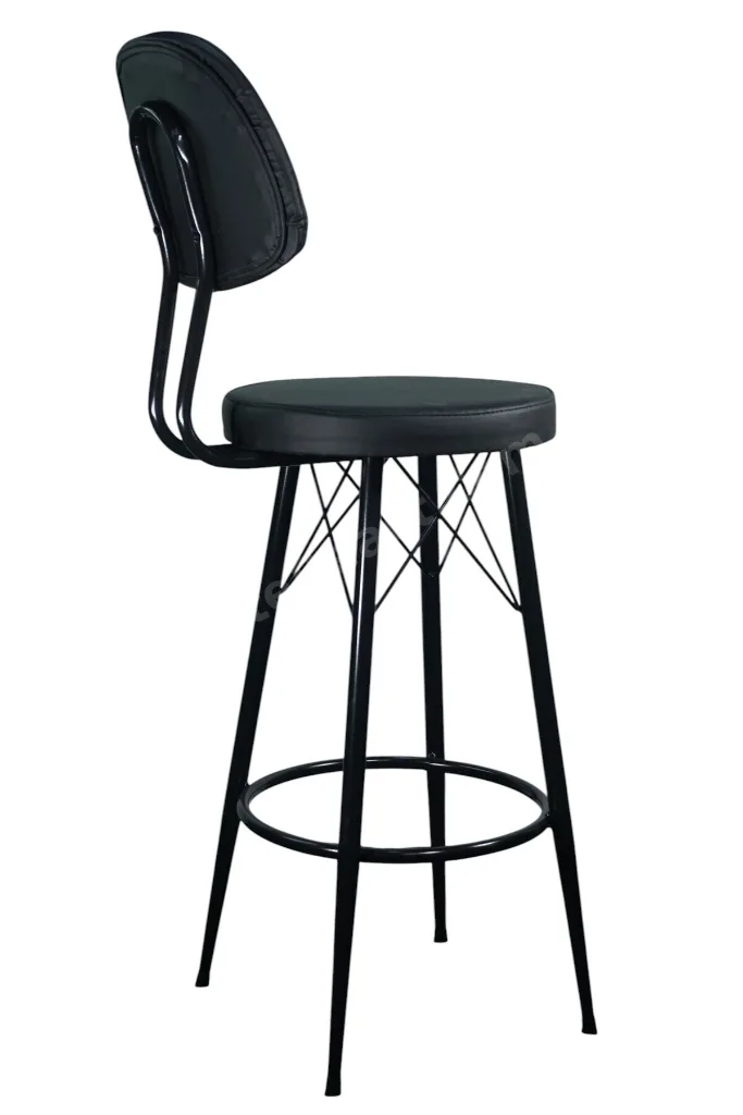 Has Bar Sandalyesi - 65 Cm Siyah 90 ile 100 Cm Arası Olan Ada & Masalara Uygundur