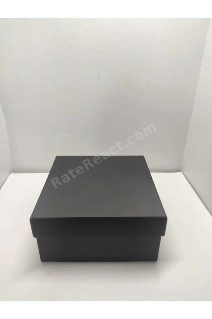 Siyah Kare Kutu Hediyelik Takılık 16x16