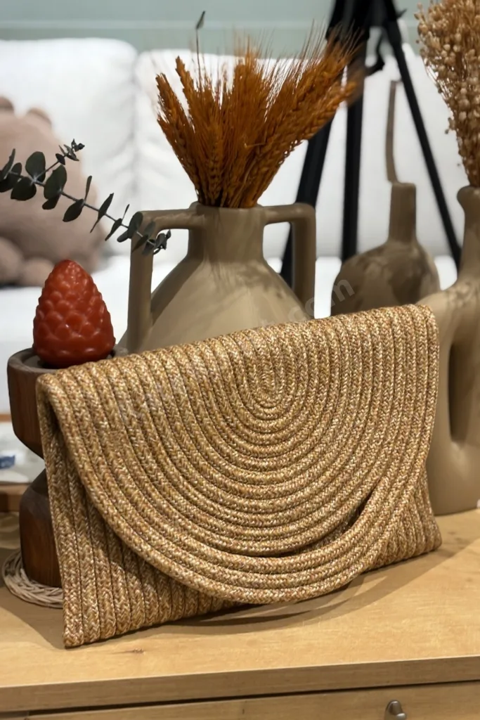 El Geçirme Detaylı Zarf Portföy Clutch Çanta