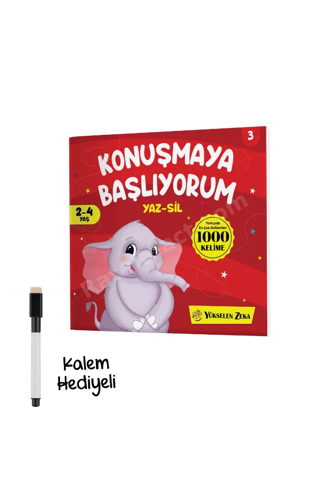 Konuşturan Kitap Ve Konuşmaya Başlıyorum Yaz Sil Serisi 2'li Set - 6 Kitap