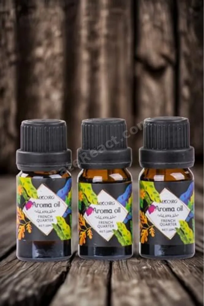 TTKTEKNOLOJİ 3’Lü Esansiyel Uçucu Yağ 3X10Ml Frenc Quarter Buhurdanlık Yağı Set, Difüzör, Oda Kokusu