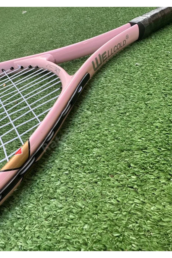 Pro Tenis Raketi 27 İnç Pembe Yüksek Kalite Düşük Sarsılma