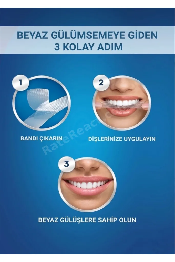 Diş Beyazlatma Bandı 28’li – Anında Etkili Beyazlatma (Teeth Whitening Strip)