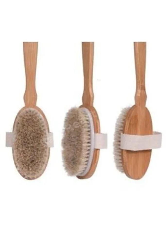 Organik Doğal At Kılı Banyo Fırçası