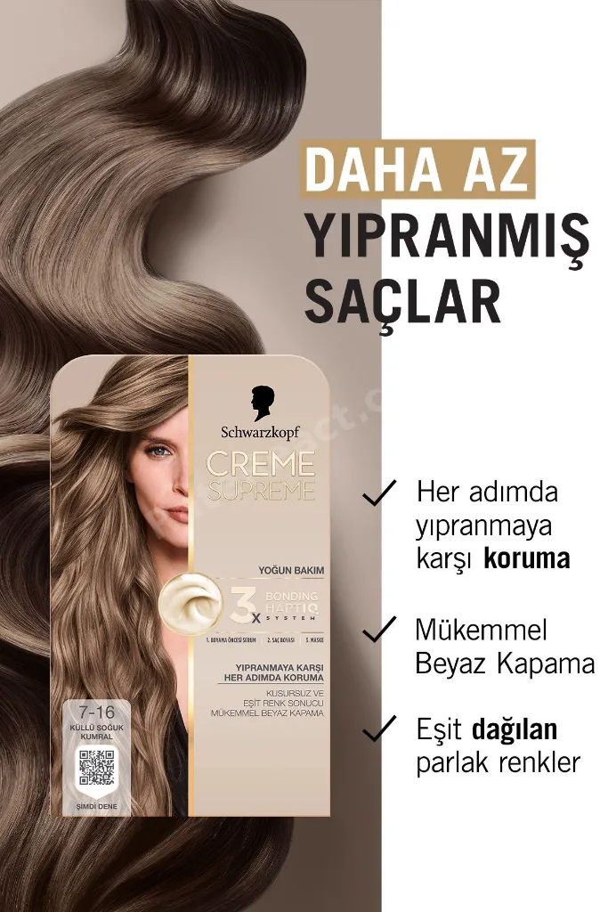 Creme Supreme Full Kit 7-16 Küllü Soğuk Kumral X 2 Adet