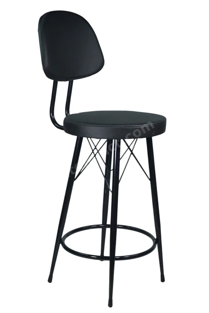 Has Bar Sandalyesi - 65 Cm Siyah 90 ile 100 Cm Arası Olan Ada & Masalara Uygundur