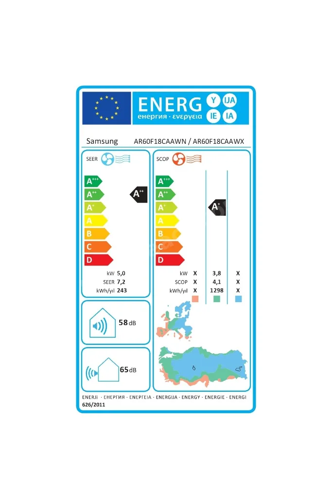 WindFree Premium Plus AR60F18CAAW/SK A++ 18000 BTU Inverter Duvar Tipi Klima