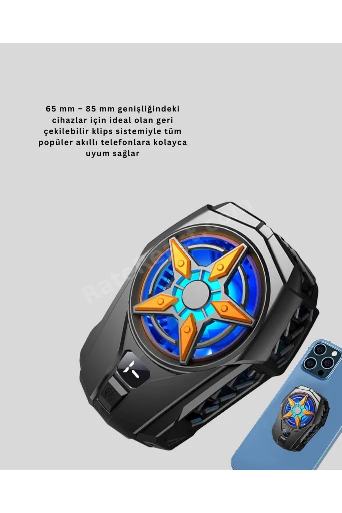 2 Kademeli Hız Ayarlı Taşınabilir Telefon Soğutucu
