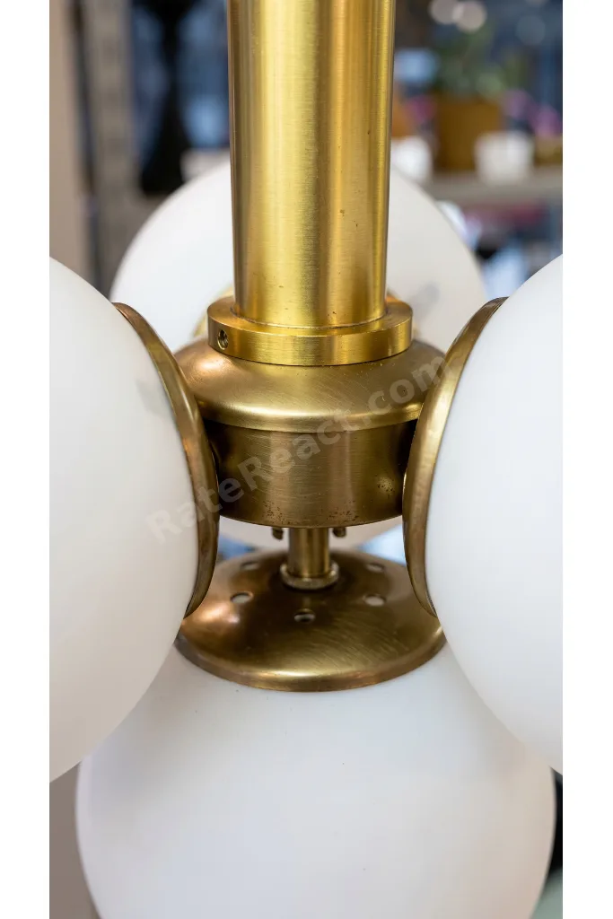 Vira Modern 4lü Avize Salon Mutfak Eskitme Metal Cam Glop Sarkıt Lamba E27 Duylu Siyah Aydınlatma