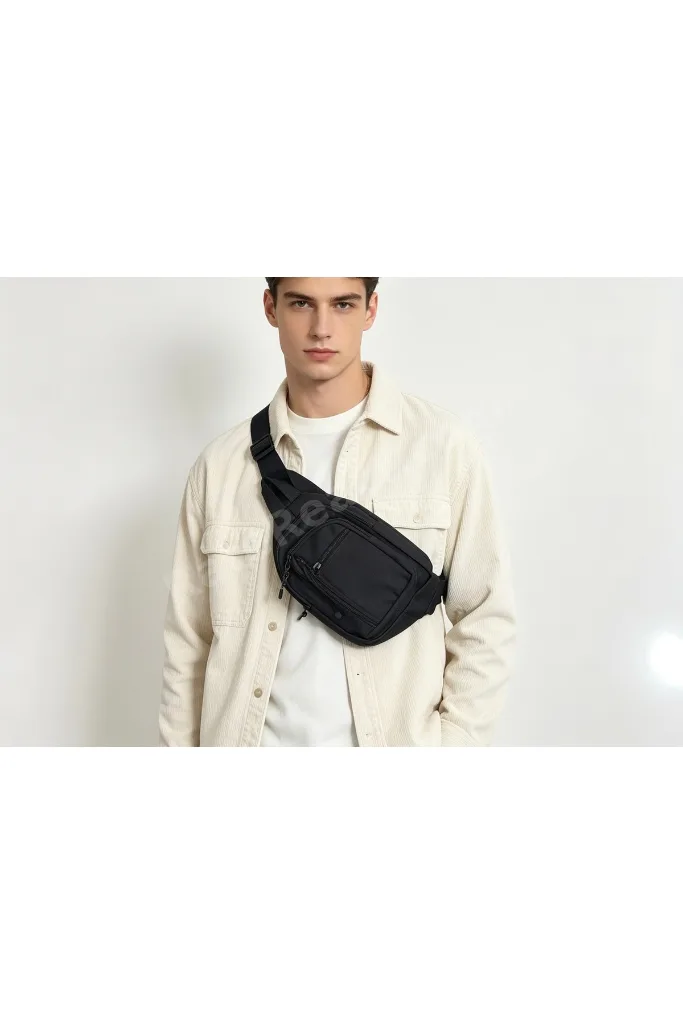 Siyah Erkek Sling Bag
