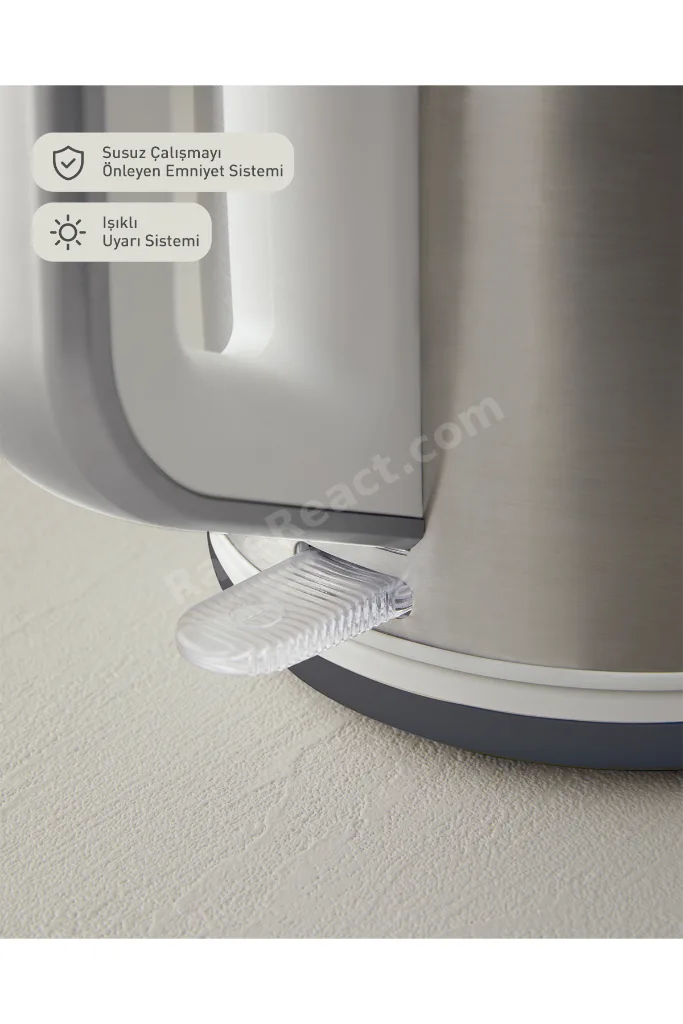 CMK 6010 Inox Çay Makinesi ve Kettle Beyaz-Krom
