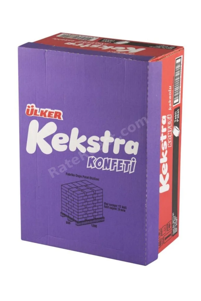 Kekstra Konfeti Çikolata Soslu Kakaolu Kek 38 Gr 24 Adet