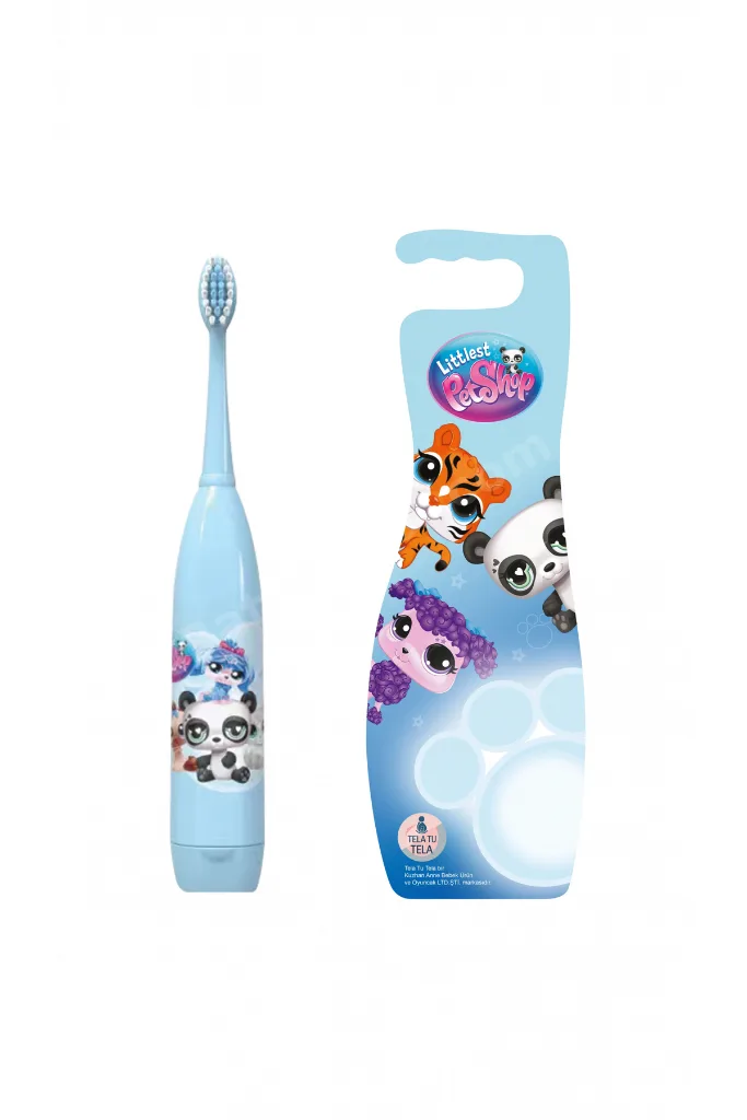 Çocuk Diş Fırçası - Littlest Pet Shop (LPS) Lisanslı Pilli Eğitici Diş Fırçası