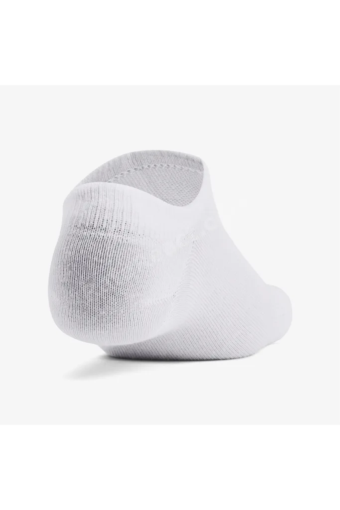 Essential No Show Unisex Beyaz 6'lı Çorap