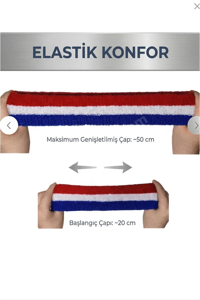 Sportif Saç Bandı, Bandana, Headband Ve Bileklik 3'lü Set