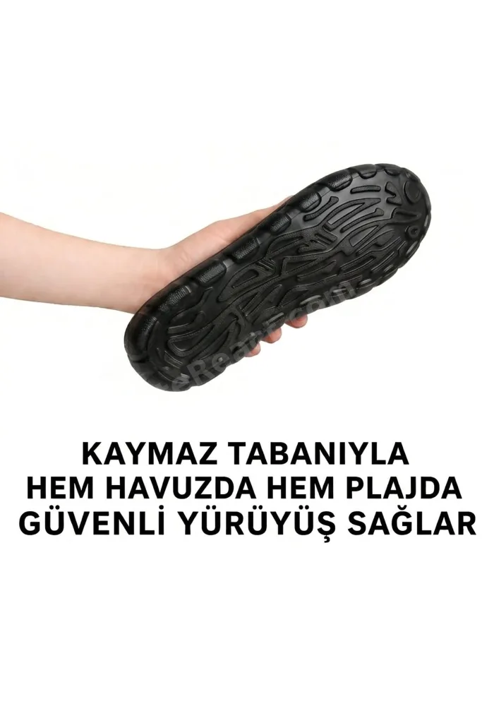 Unisex Şeffaf Deniz Ayakkabısı Kaymaz Taban Havuz Plaj Ayakkabısı