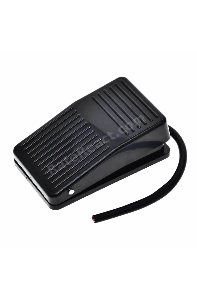 Pedal Ayak Butonu Kaydırmaz AC 250V 10A NO NC SPDT Push Anlık Ayak Kontrollü Anahtar Switch Freze