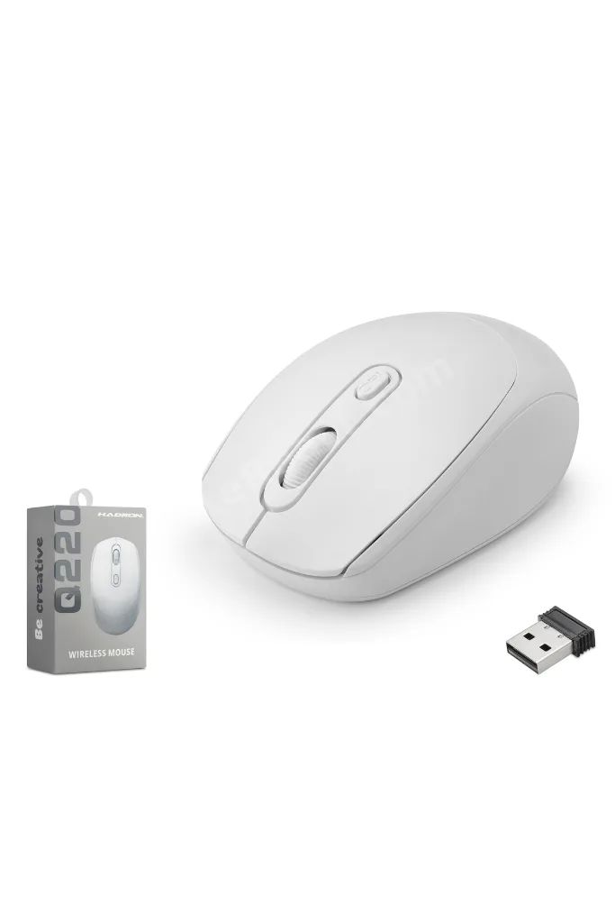 Kablosuz Mouse 1600 Dpi Beyaz Q220W