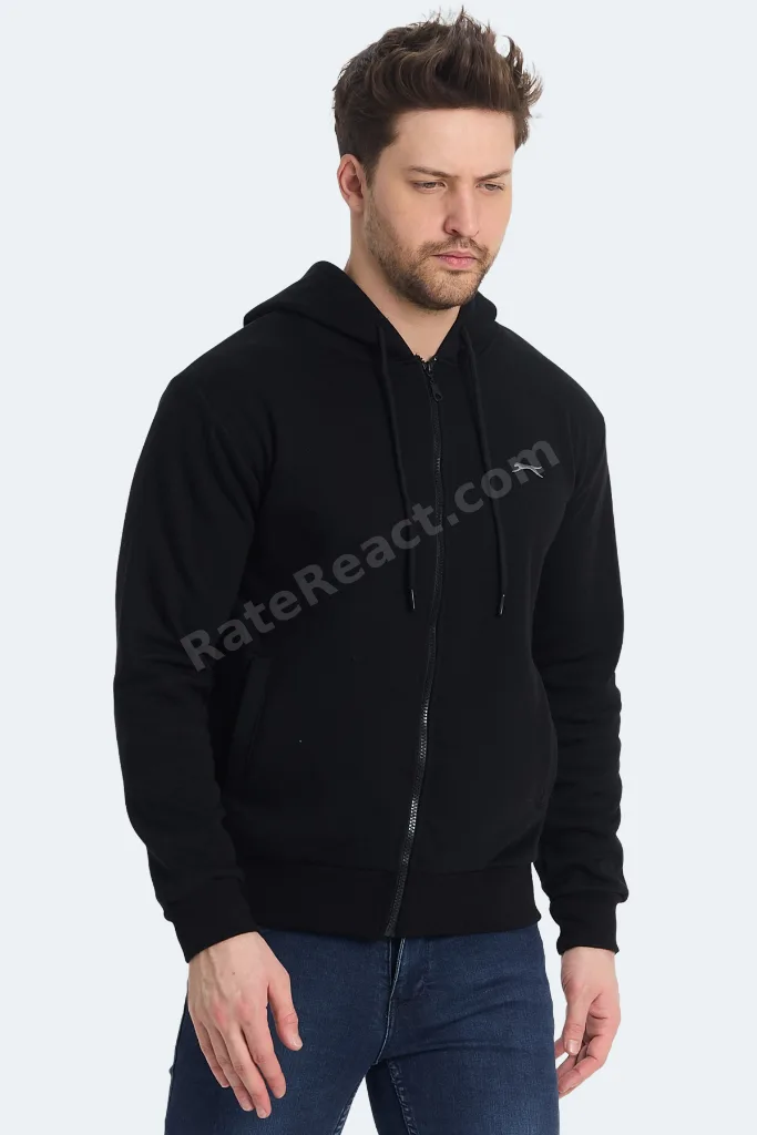 KOZZAX IN Erkek Siyah Sweatshirt