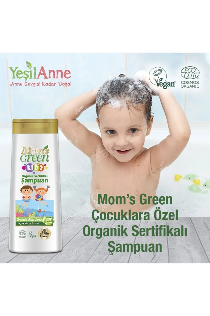 2 Li Set Organik Bebek Çamaşır Deterjanı 1500 ml Ve Kids Çocuk Şampuanı 400 ml