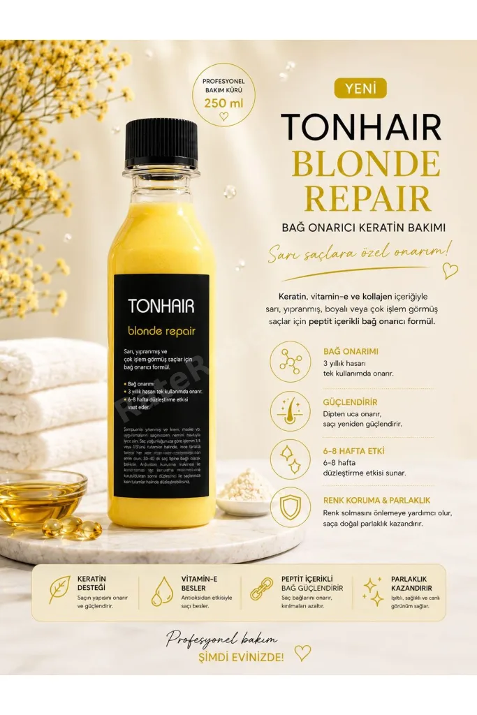Tonhair Blonde Repair Onarıcı Bakım Kremi