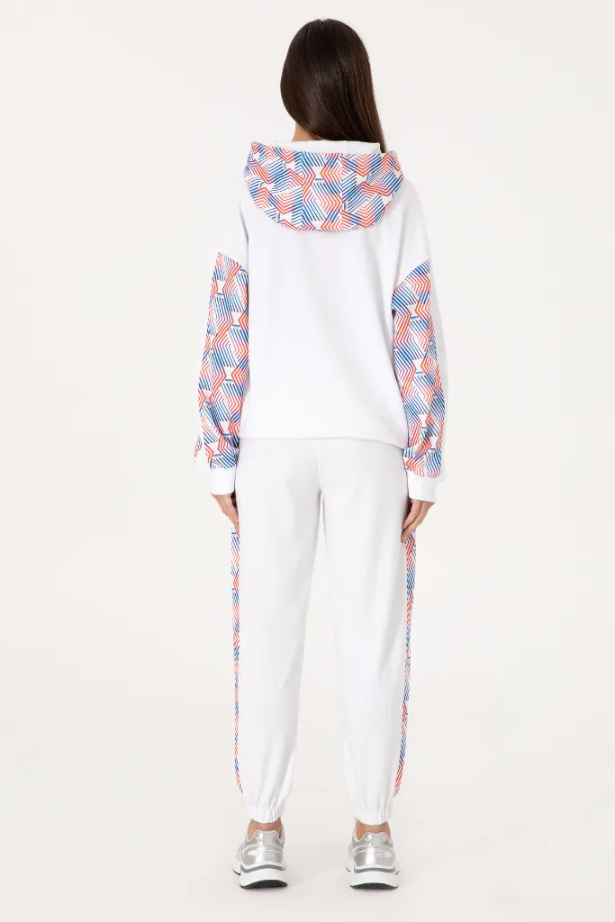 Kadın Beyaz Jogger Eşofman Altı 50300713-VR013