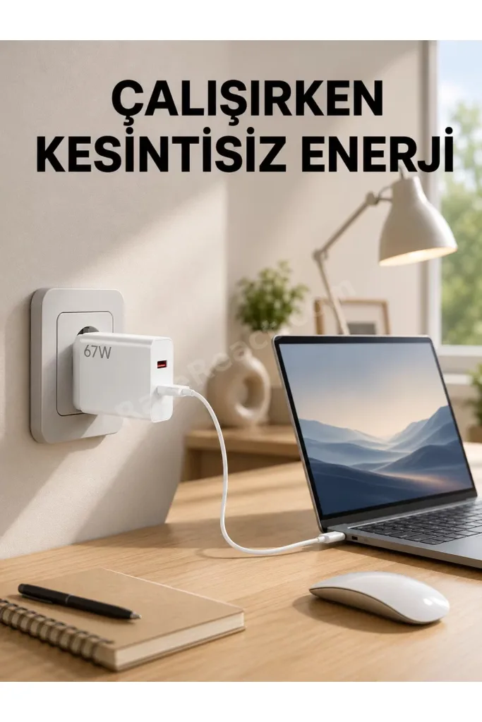 67 Watt Turbo Şarj Cihazı Motorola G30 G50 G60 G82 Uyumlu Yeni Nesil HBTKN-PRK4930