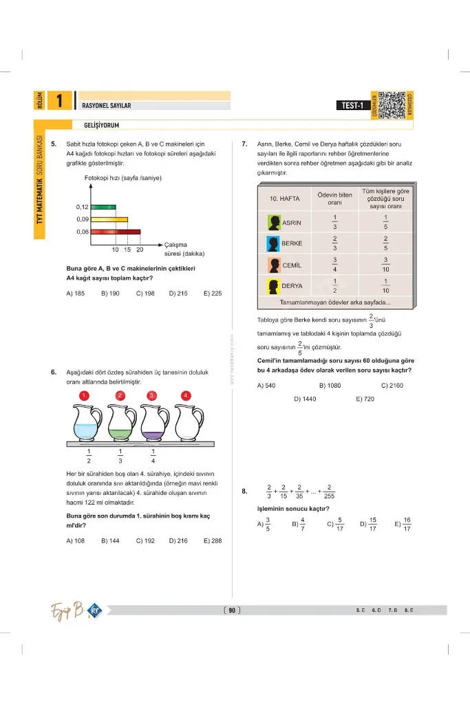 Eyüp B. TYT Matematik Soru Bankası
