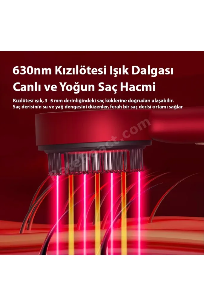 Hairglow Şarjlı Saç Bakım Ve Masaj Tarağı - Bakım Yağı Hazneli