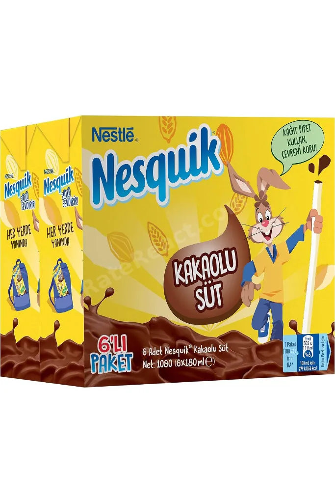 Nesquik Kakaolu Süt 6'lı Paket (6 x 180 ml) 1219822