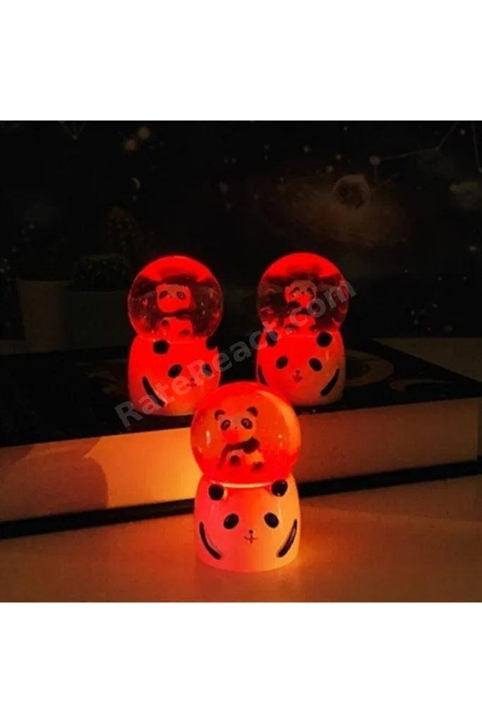 Panda Mini Işıklı Kar Küresi