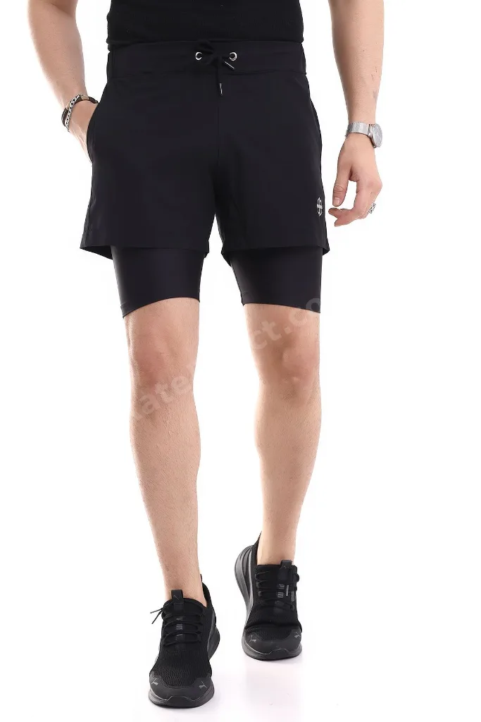 Erkek Taytlı Şort Fıtness / Men's Tights Shorts