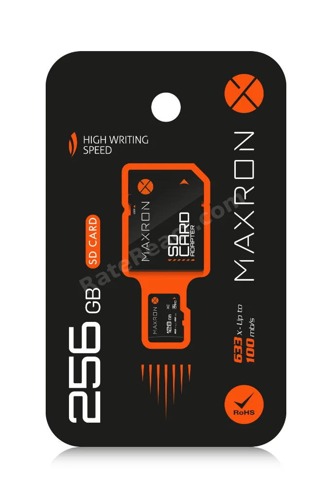 256 GB Hafıza Kartı SD Kart Adaptörü 100 Mb/s