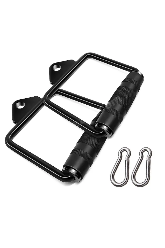 6'li Fitness Aparat Seti - Lat Pushdown - V Bar - Rowing Bar - Triceps Bar - Triceps Halatı