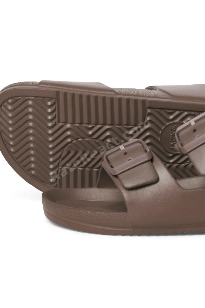 Jack Jones Jfwcroxton Moulded Sandal Noos Erkek Kahverengi Ayakkabı\sandalet & Terlik\terlik 1220400