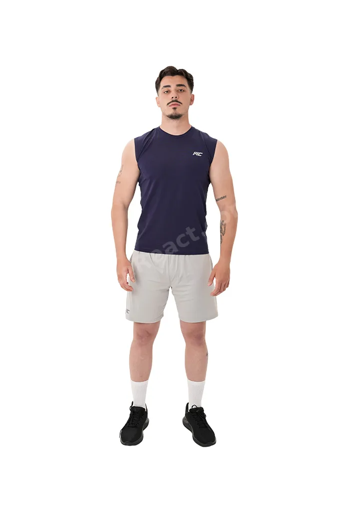 Training Kolsuz T-Shirt İndigo