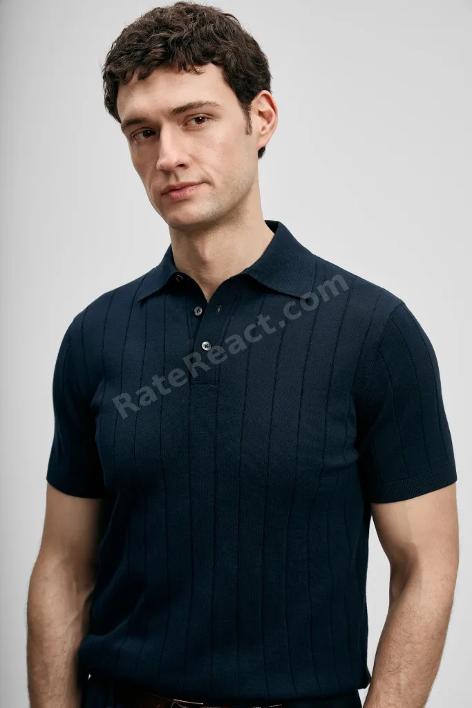 111090137 Bold Erkek Pamuklu Tişört Erkek T-Shirt LACİVERT
