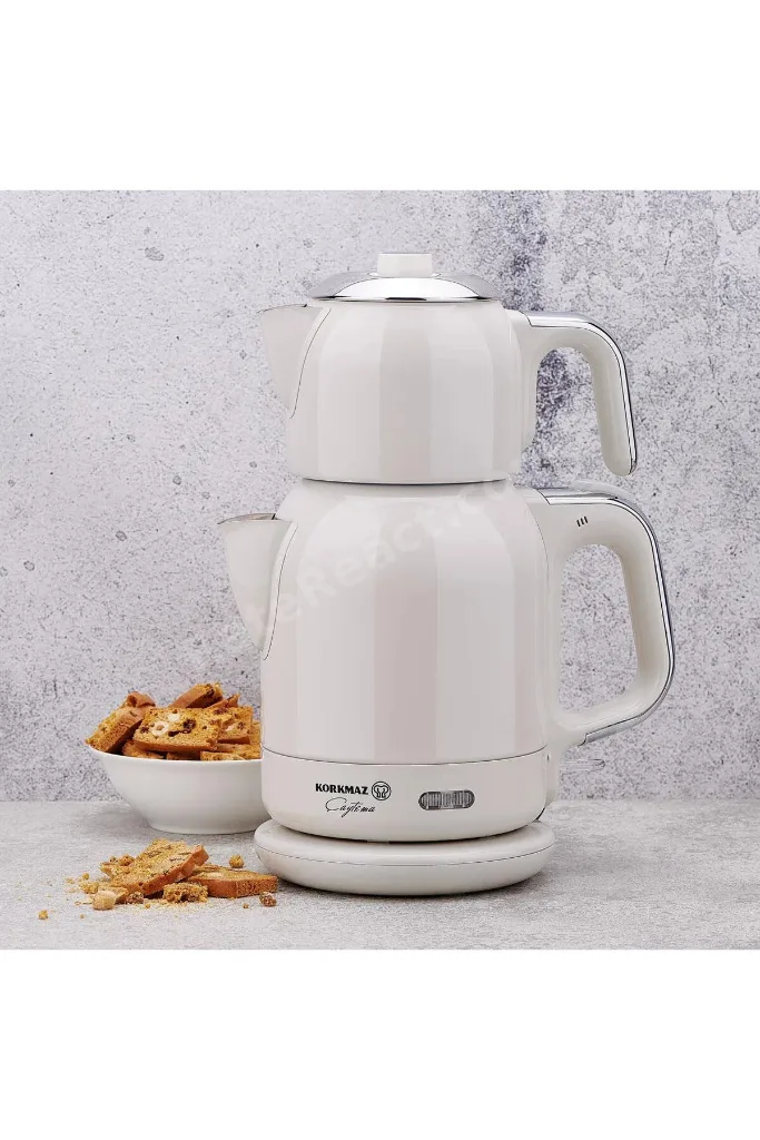 Çaytema Elekt. Çaydanlık VanilyaKrom 1.7 lt A331-08