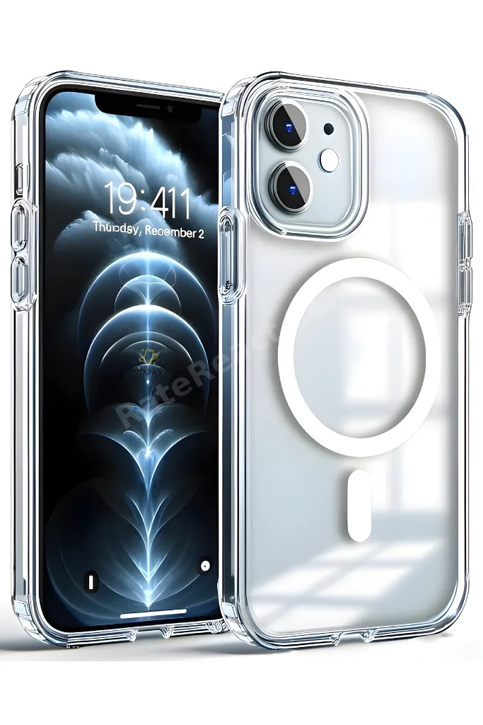 (İçi ve Dışı Jelatinli) iPhone 11 Kılıf Magsafe Wireless Köşe Koruma Darbe Emici Şeffaf Sert Silikon