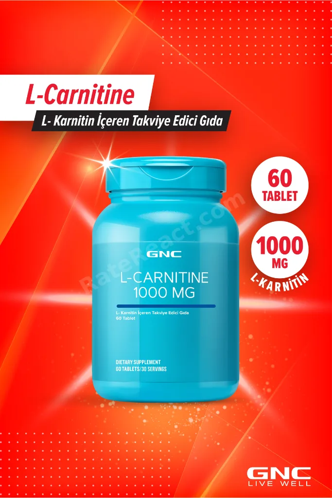 GNC L-Carnitine 1000 mg – 60 Tablet