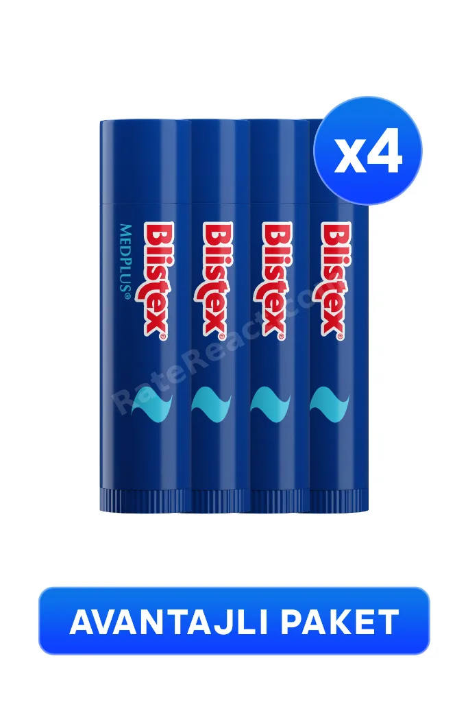 Medplus Stick - Kuruyan Ve Çatlayan Dudaklar Için Yoğun Bakım Dudak Kremi X4