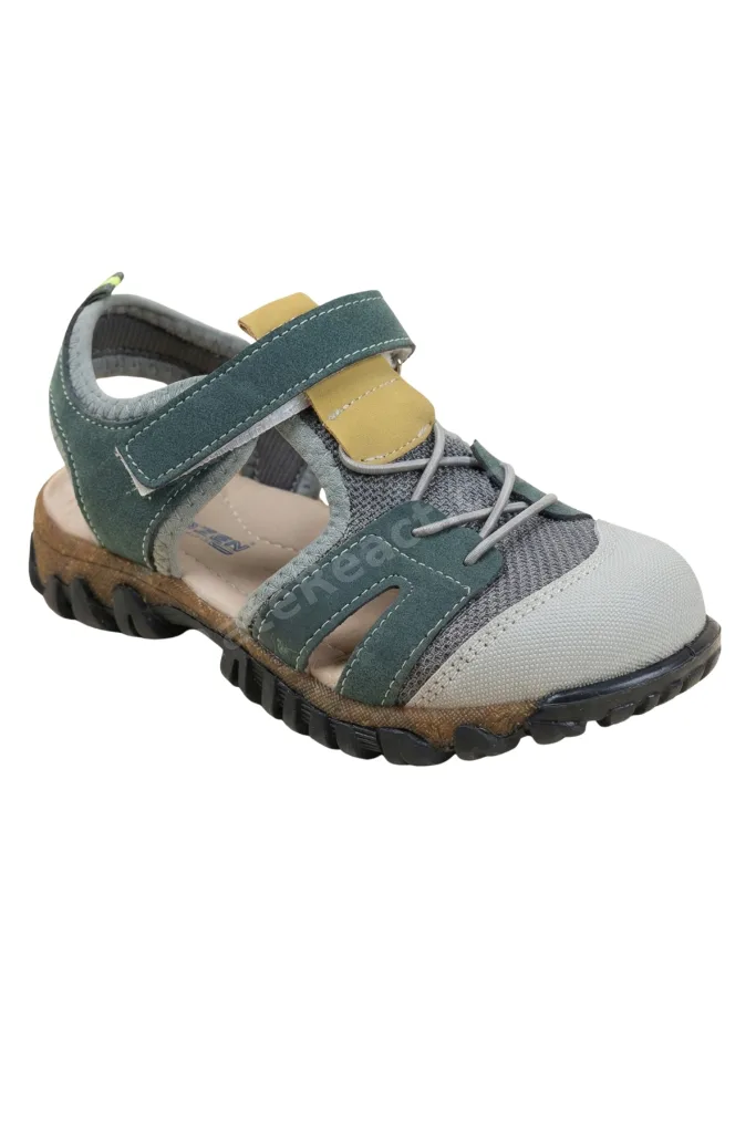 Unisex Çocuk Sandalet Önü Kapalı Sandalet Renkli Sandalet Ortopedik Sandalet Yeni Sezon Sandalet