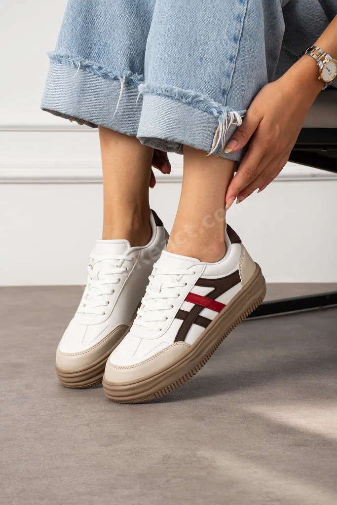 Krep Kadın Günlük Şık Sneaker Spor Ayakkabı