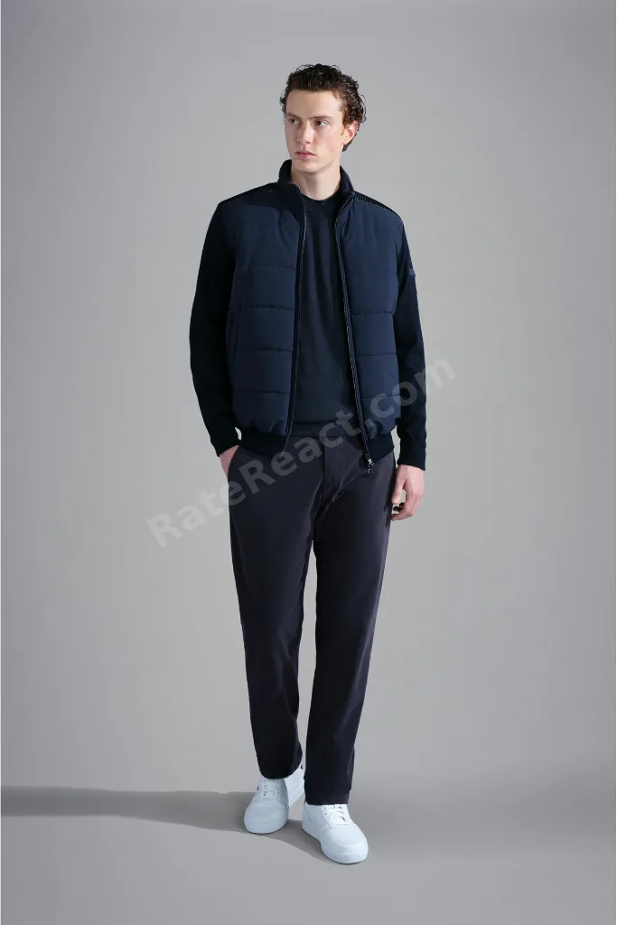 MEN'S ZIPPED PULLOVER C.W. WOOL