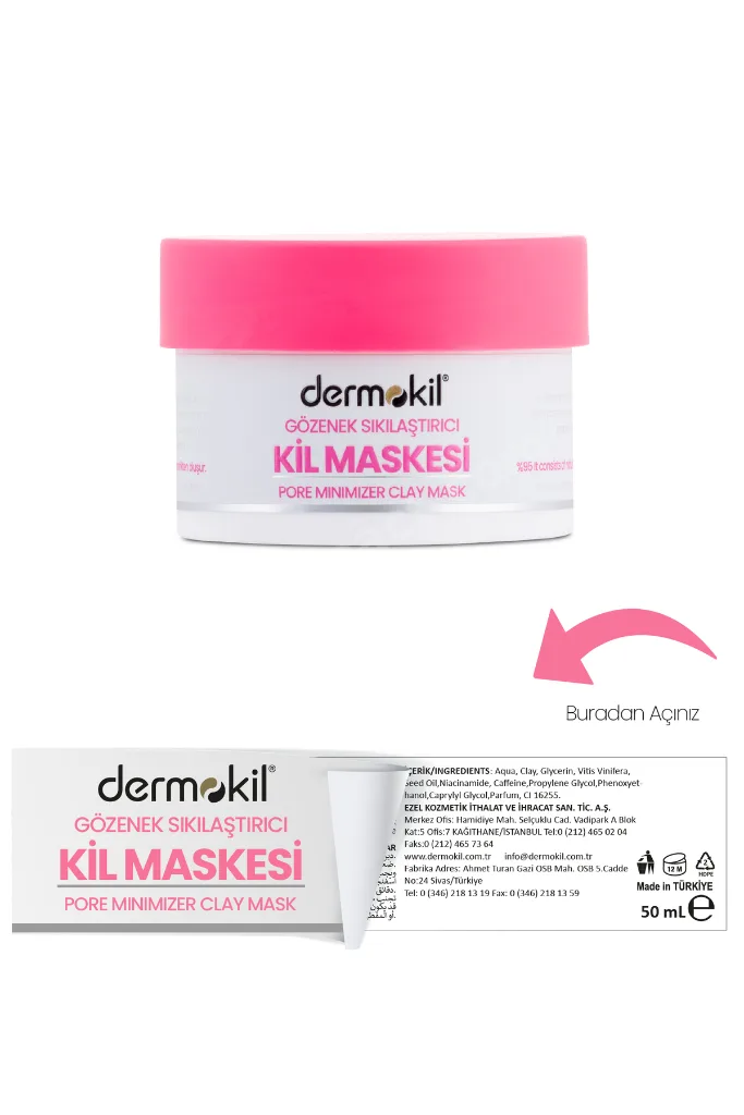 Gözenek Sıkılaştırıcı Kil Maskesi 50 ml
