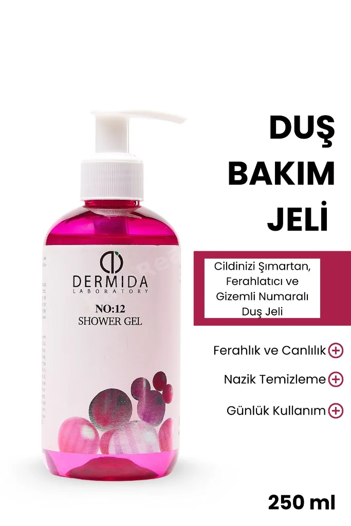 Arındırıcı, Temizleyici Duş Bakım Jeli, NO:12, Duş Jeli 250 ml