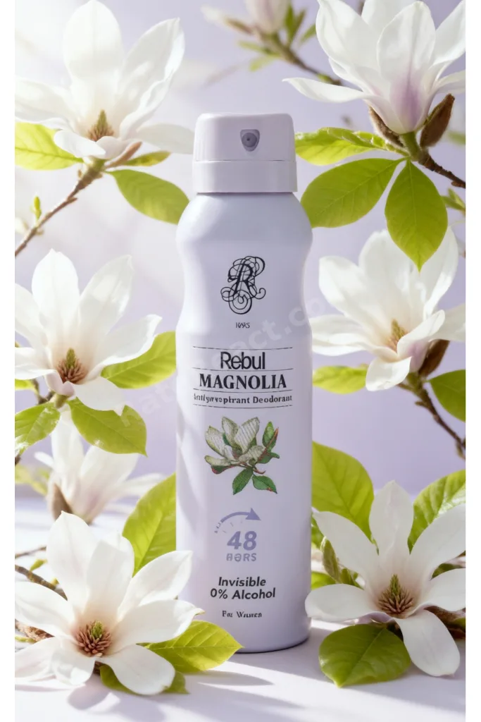 Magnolia Kadın Sprey Deodorant 150 ml - 48 Saat Etkili, Alkolsüz, Iz Bırakmaz