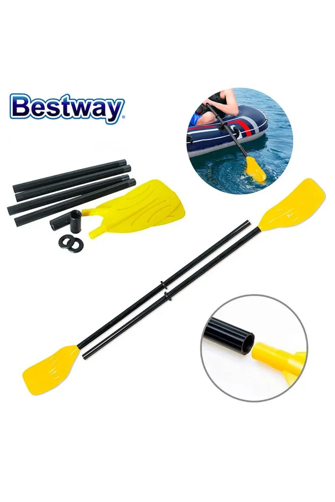 3 Parça Şişme Bot Küreği Takımı 124 cm  62015 Raft Boat Double Paddles