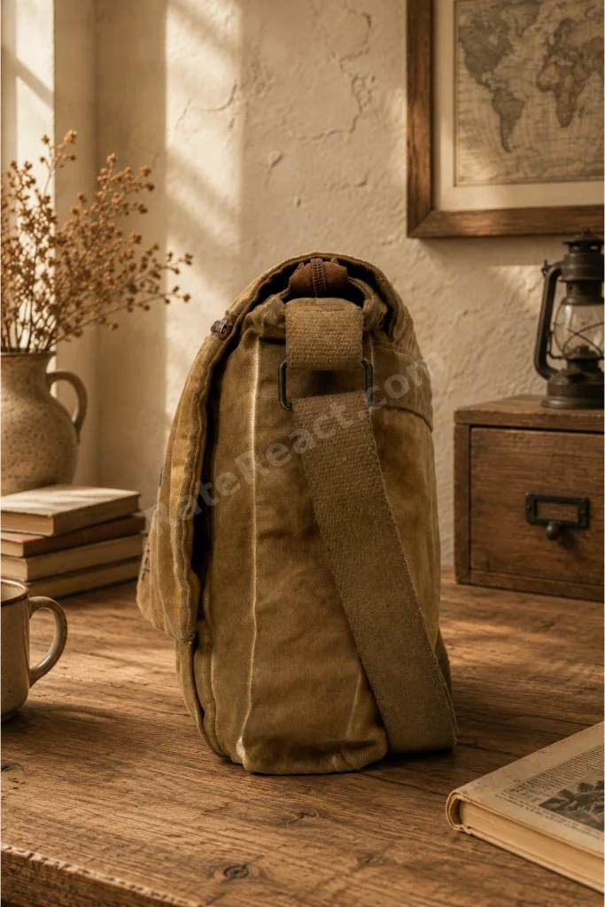 Old Cotton Cargo salaş postacı, omuz çantası - 8128 Mulater