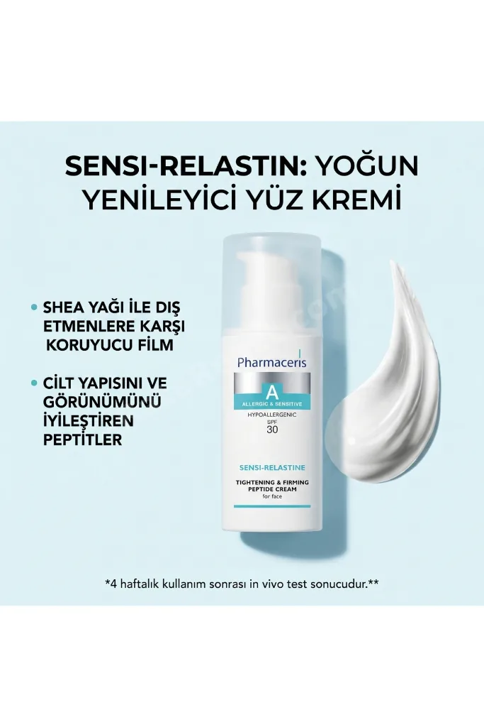Yaşlanma Belirtilerine Karşı SPF30 Yoğun Nemlendirici ve Sıkılaştırıcı Yüz Kremi 50ml